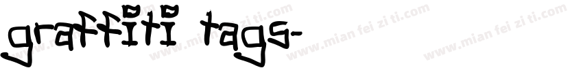 graffiti tags字体转换